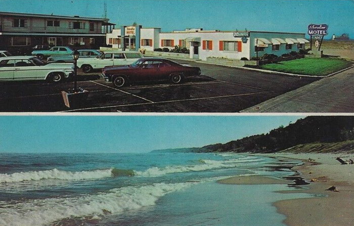 Snyders Shoreline Inn (Shoreline Motel) - Old Postcard (newer photo)
